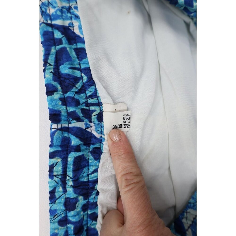 Vintage 60s 70s Streetwear Mens Medium Hawaiian Luau Lined Above Knee Shorts USA - Picture 7 of 14